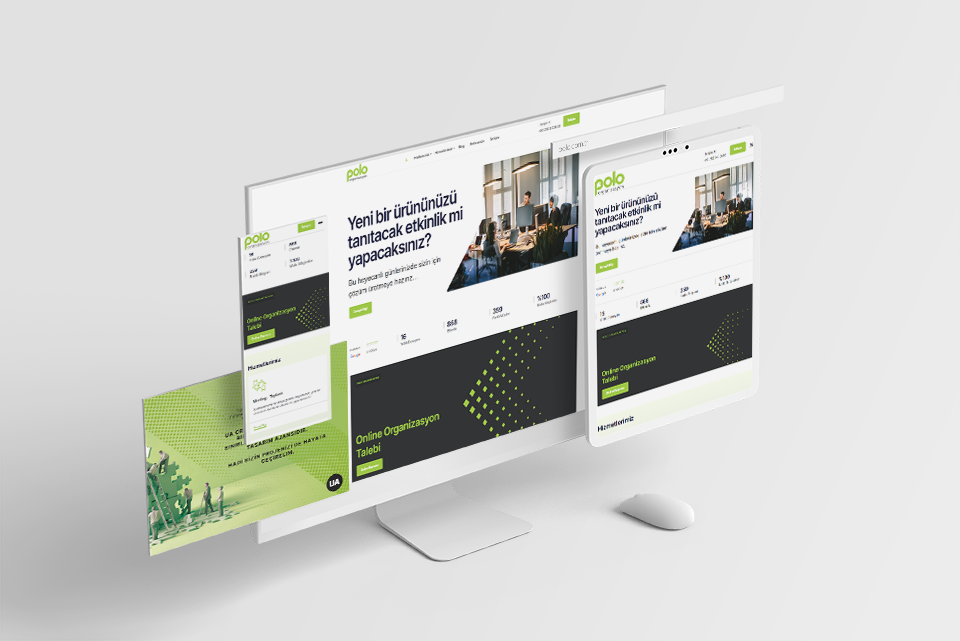 Corporate website design example - polo.com.tr